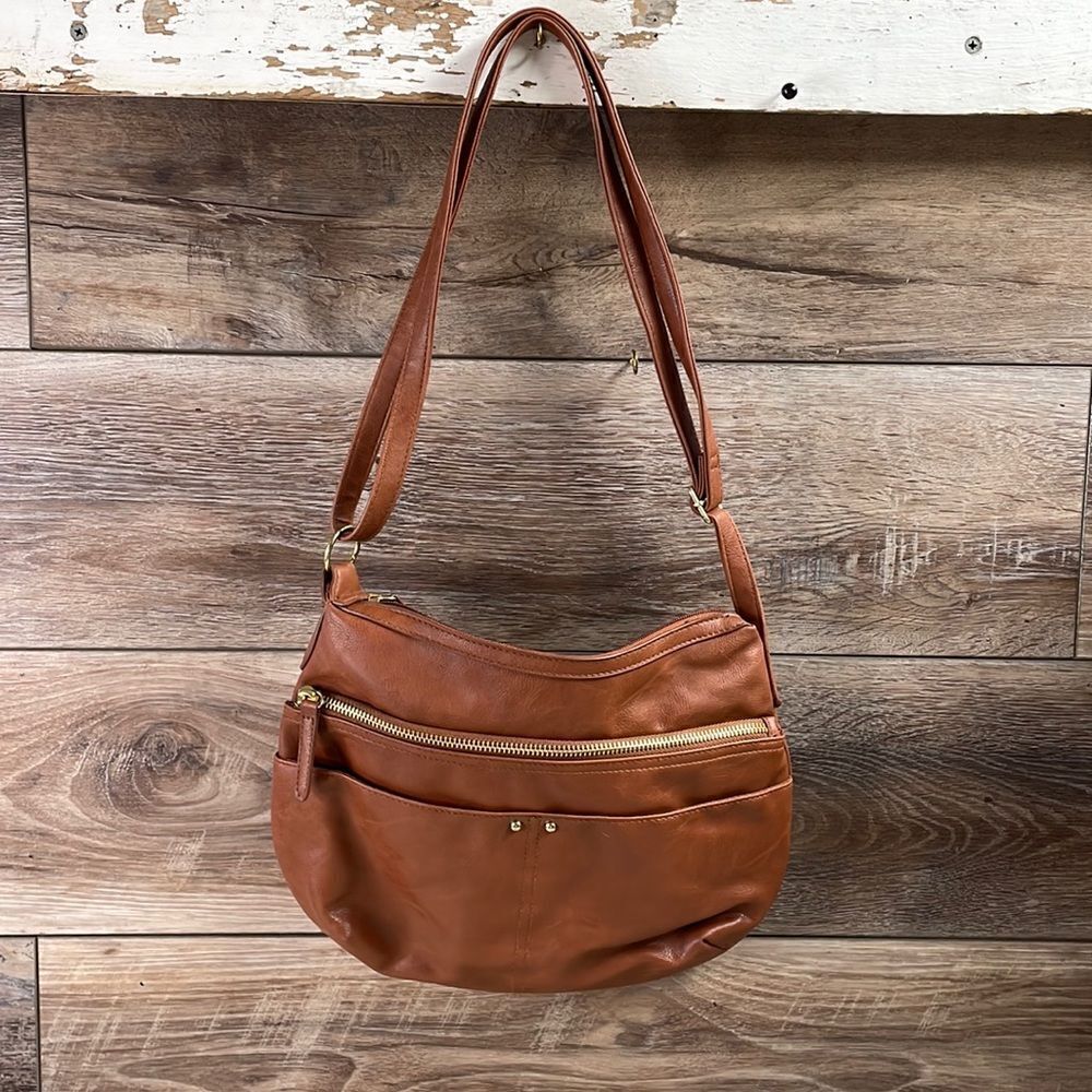 Brown Shoulder Bag, Adjustable Straps
